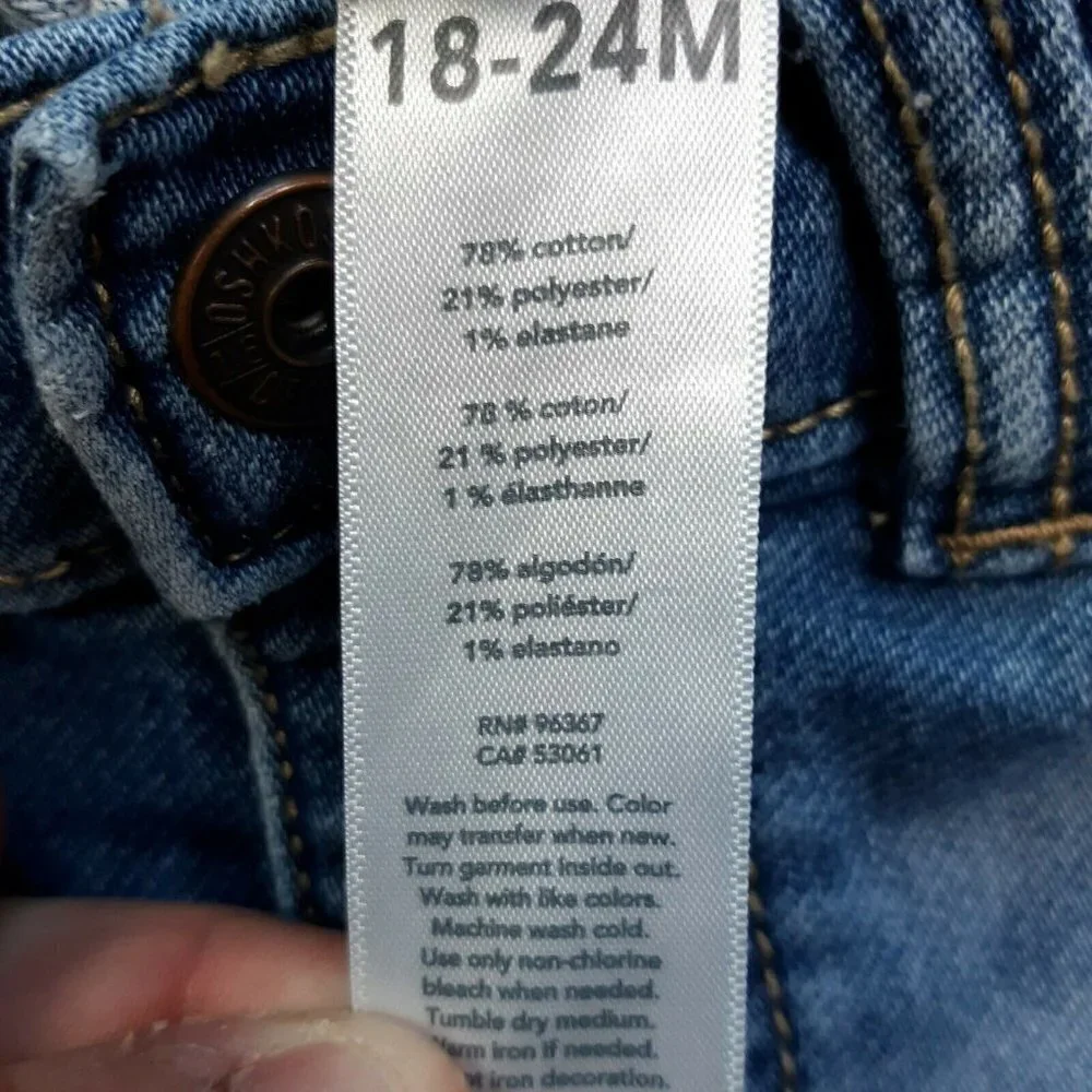 Osh Kosh B'gosh Toddler Girls Skinny Jeans 18-24 M